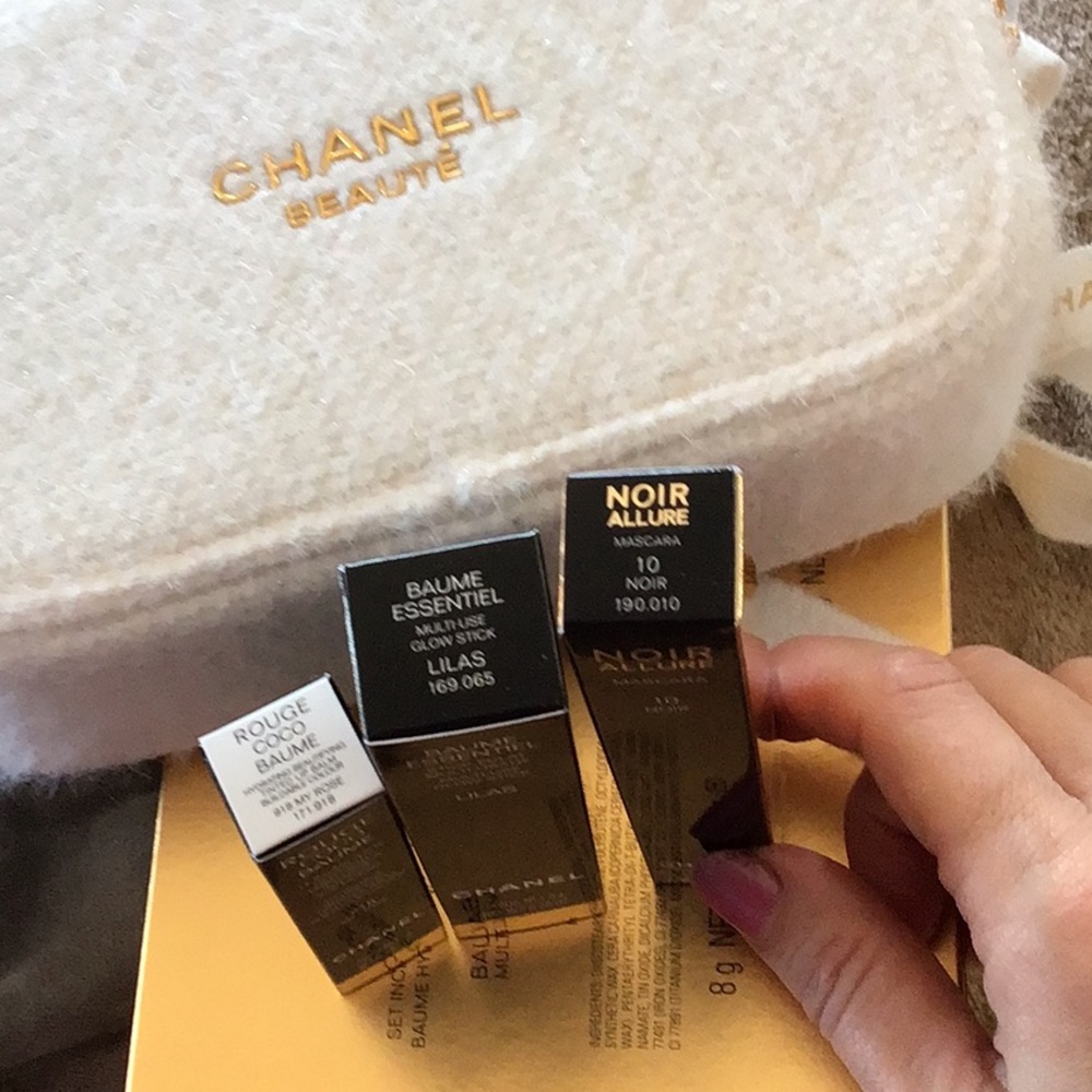 Chanel Limited High Points 2024 Makeup Set Bag + Lilas + Mascara + Lip Balm
